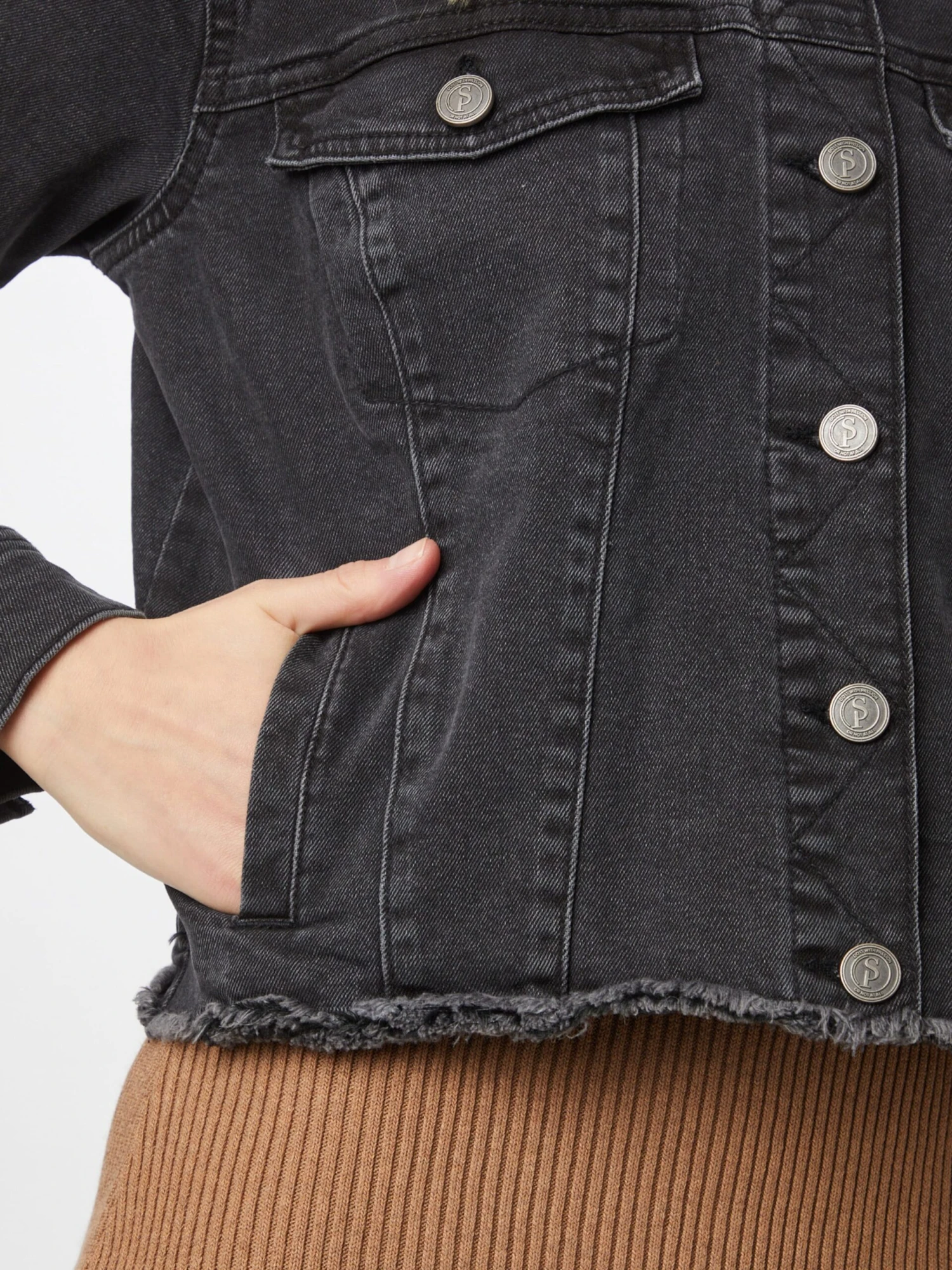 Spijkerjasjes Tussenjas OMA-JA Dames Zwart 4 Spijkerjasjes Tussenjas OMA-JA Dames Zwart - Afbeelding 2