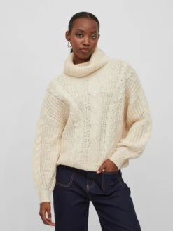 Vila Coltruien Oversized Trui TRIPS Dames Beige -Winterkledingwinkel Voor Dames d32163966b4a8d58b7cb9cca9b0b4a75