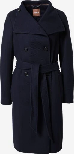 Wollen Mantels Tussenmantel Cedandy Dames Navy