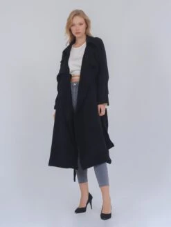 Trenchcoats Zomerjas Matilda Dames Zwart -Winterkledingwinkel Voor Dames d56b02bfd6843a96b00dd7c4f53540ac