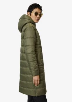Marc O'Polo Tussenmantels Tussenmantel Dames Olijfgroen -Winterkledingwinkel Voor Dames d6513163e3b61087591301cc3d9f10af