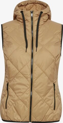 B.young Bodywarmers Bodywarmer BYAMALIA Dames Lichtbruin