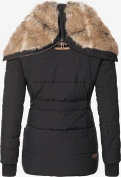 Marikoo Winterjassen Winterjas Nekoo Dames Zwart -Winterkledingwinkel Voor Dames d7653239f2641c2f03910db9562578ea