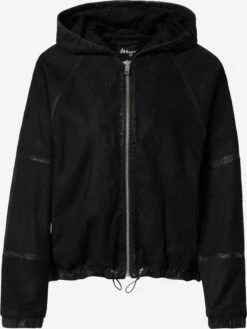 Maze Leren Jassen Tussenjas Dames Zwart