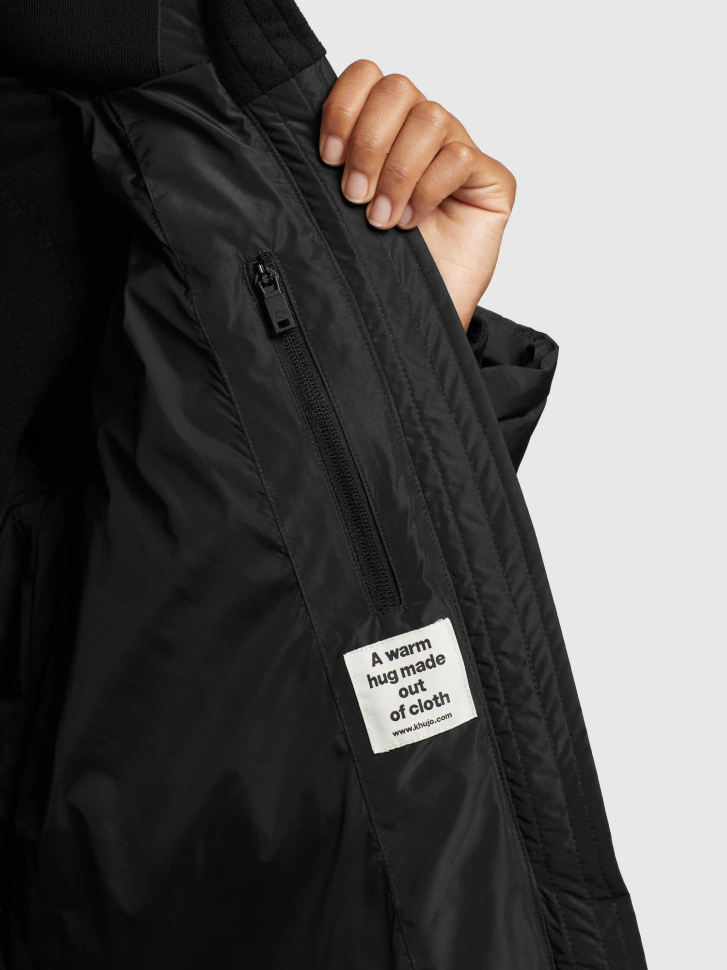 Khujo Winterjassen Winterjas Tuba Dames Zwart 9 Khujo Winterjassen Winterjas Tuba Dames Zwart - Afbeelding 7