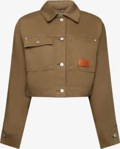 ESPRIT Tussenjassen Tussenjas Dames Kaki