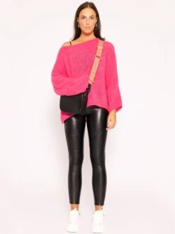 Oversized Truien Oversized Trui Dames Neonroze -Winterkledingwinkel Voor Dames d89fe6e0dbf524bd5d3712bc56705f8d