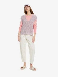 ESPRIT Basic Truien Trui Dames Pink -Winterkledingwinkel Voor Dames d8dc64604ce954bc1e9504adf19479c0
