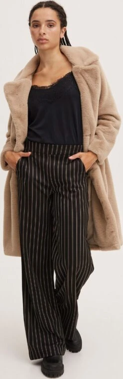 ICHI Wintermantels Wintermantel HAYA Dames Bruin -Winterkledingwinkel Voor Dames db284de49a4ec0a6848efd519dc71fe0