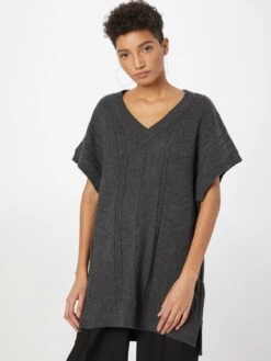 ONLY Lange Truien Trui CLARIS Dames Basaltgrijs -Winterkledingwinkel Voor Dames db53711c3ff4eeea868279a5e3d39bbc