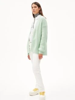 Armedangels Vesten Gebreid Vest Akima Dames Mintgroen -Winterkledingwinkel Voor Dames df0285941205eeb2df6c8620ed552e90