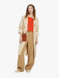 ESPRIT Fijngebreide Truien Trui Dames Oranjerood -Winterkledingwinkel Voor Dames df092be006904991e94b1985700c4f96