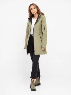 ILSE JACOBSEN Regenmantels Functionele Mantel RAIN37 Dames Beige -Winterkledingwinkel Voor Dames e0ff8a69bdb29487467ab7d081c124ea