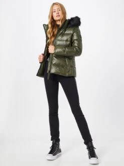 Calvin Klein Donsjassen Winterjas Dames Olijfgroen -Winterkledingwinkel Voor Dames e1729db6bcf40ef6bdfe74c88bcfcf07