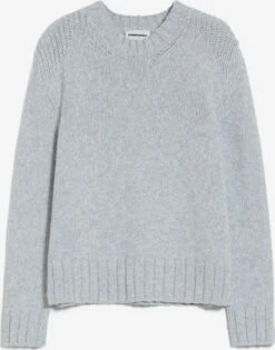 Armedangels Fijngebreide Truien Trui Amalia Dames Pastelblauw