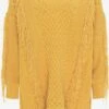 IZIA Oversized Truien Oversized Trui Dames Geel 2 IZIA Oversized Truien Oversized Trui Dames Geel -Winterkledingwinkel Voor Dames e3454b956e0a67b2e02b6fb0bac15c36