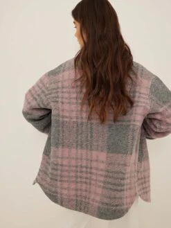 NA-KD Tussenjassen Tussenjas Dames Grijs / Lichtroze -Winterkledingwinkel Voor Dames e38c574c2639ba15a2429a565f721eea