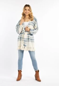 IZIA Ponchos & Kimonos Kimono Dames Marine -Winterkledingwinkel Voor Dames e41aad35832a723863c6664667d3b989