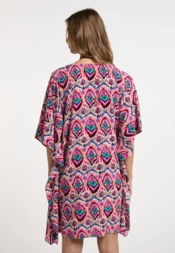 IZIA Ponchos & Kimonos Kimono Dames Poederroze / Lichtroze -Winterkledingwinkel Voor Dames e6d1c6f1d74221e95ffd8765e68633d4