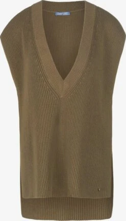 Truien Zonder Mouwen Trui Dames Olijfgroen