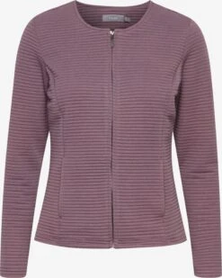 Fransa Vesten Gebreid Vest Dames Pastellila