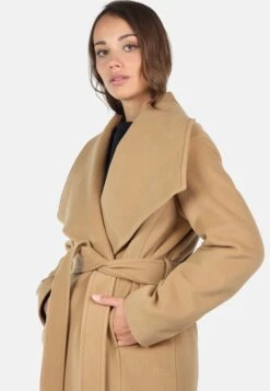 FUCHS SCHMITT Wollen Mantels Tussenmantel Dames Bruin -Winterkledingwinkel Voor Dames ea8b8dd90fe653455bc33e4309b60f67