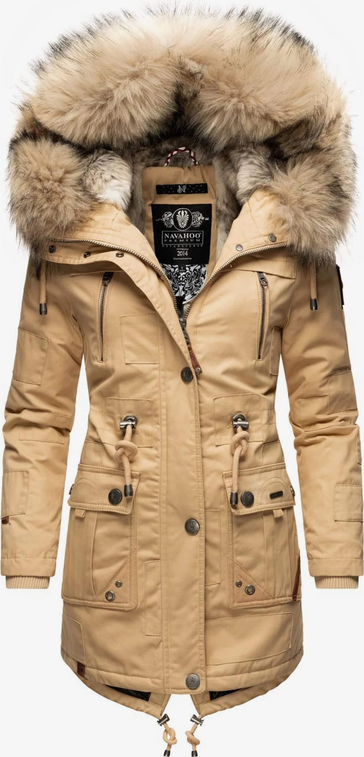 Navahoo Parkas Winterparka Honigfee Dames Lichtbeige 3 Navahoo Parkas Winterparka Honigfee Dames Lichtbeige