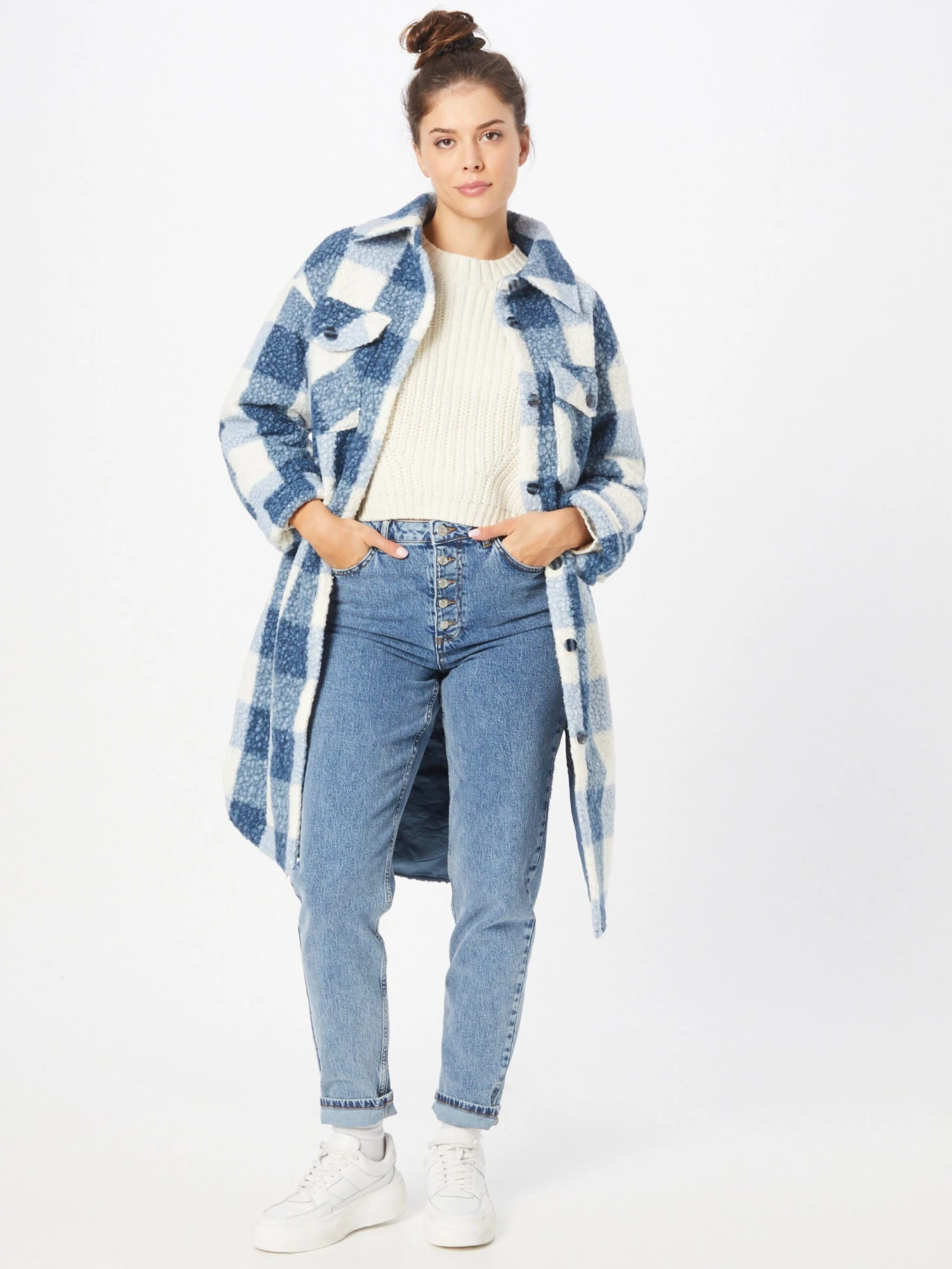 Rich&royal Tussenmantels Tussenmantel Dames Marine / Lichtblauw 6 Rich&royal Tussenmantels Tussenmantel Dames Marine / Lichtblauw - Afbeelding 4