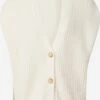 EDITED Vesten Gebreide Bodywarmer Sienna Dames Offwhite -Winterkledingwinkel Voor Dames eca8df4bf375e9cfc872b3f48e6a3597