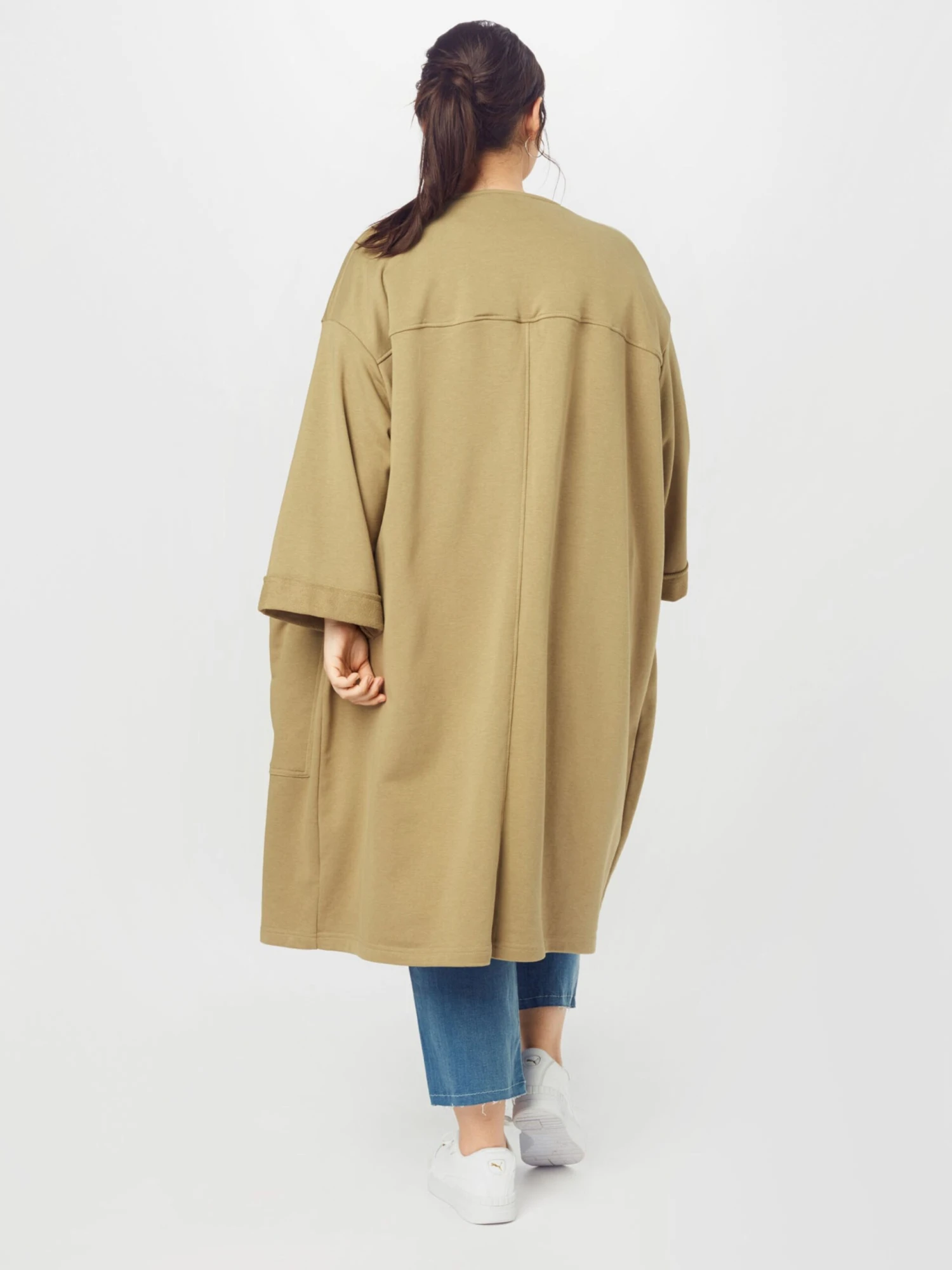 URBAN CLASSICS Vesten Gebreid Vest Dames Kaki 6 URBAN CLASSICS Vesten Gebreid Vest Dames Kaki - Afbeelding 4