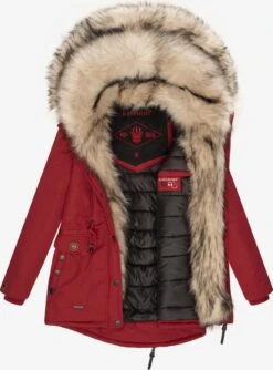 Navahoo Parkas Winterparka Sweety Dames Rood -Winterkledingwinkel Voor Dames ed0843e566d8f16ae810b711ac8c6eb1
