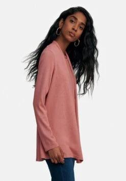 Vesten Gebreid Vest Dames Rosa -Winterkledingwinkel Voor Dames ed1e352da2fcf484f0e35a8d706868eb