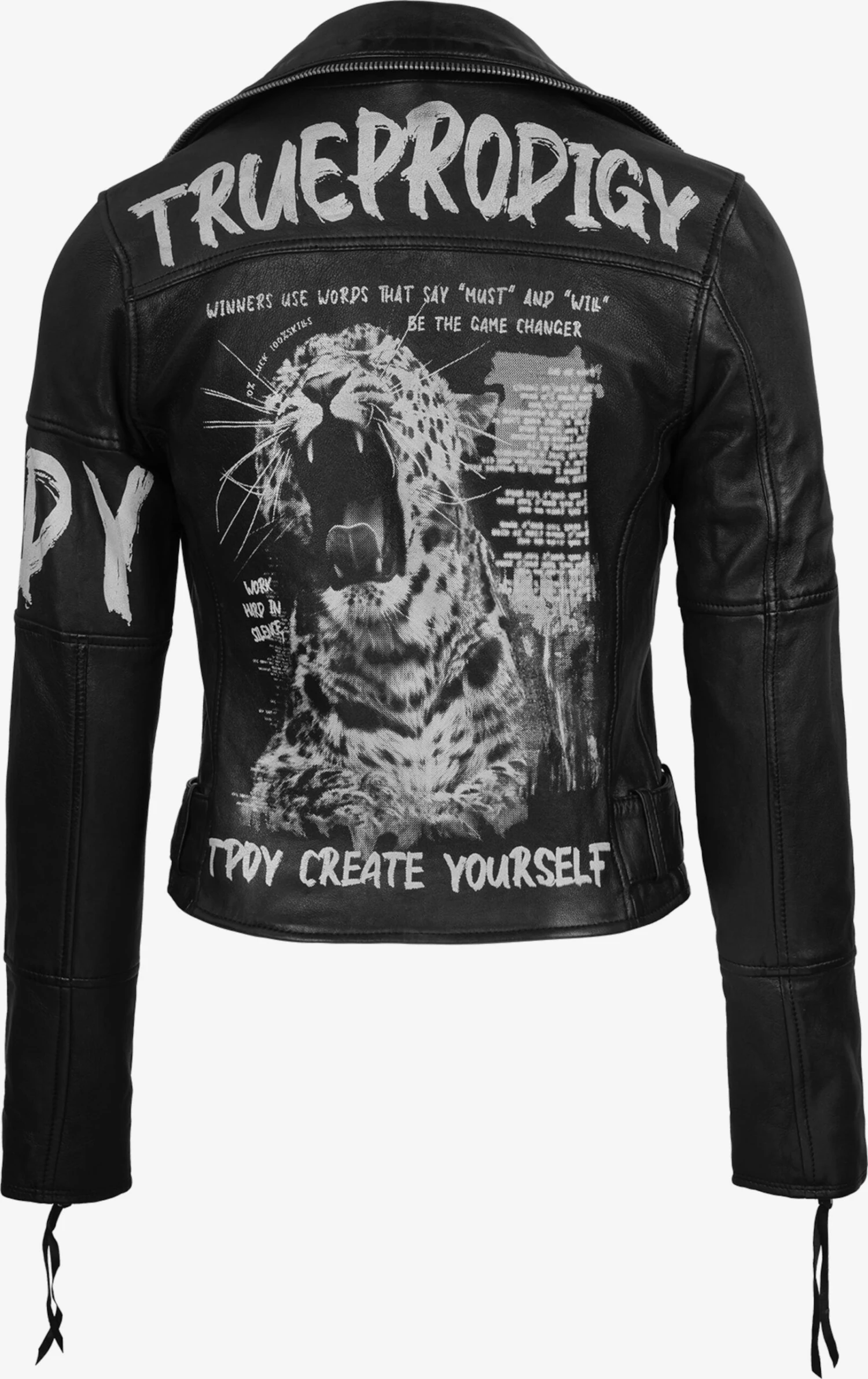 Leren Jassen Tussenjas Laila Dames Zwart 4 Leren Jassen Tussenjas Laila Dames Zwart - Afbeelding 2