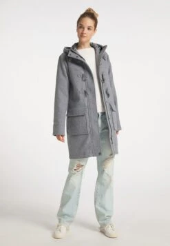 DreiMaster Vintage Duffelcoats Tussenmantel Dames Grijs Gemêleerd -Winterkledingwinkel Voor Dames edcb84873d43ded7d5f8b389e5d7ecf4