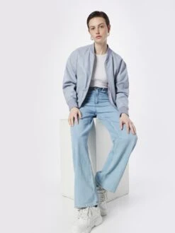 Maze Leren Jassen Tussenjas Dames Lichtblauw -Winterkledingwinkel Voor Dames efa5c7888fe9418a27efb9a7631e51d4