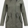 Usha Regenmantels Functionele Mantel Dames Olijfgroen -Winterkledingwinkel Voor Dames f2adbe9d6252b44cbd7636584541c1a8