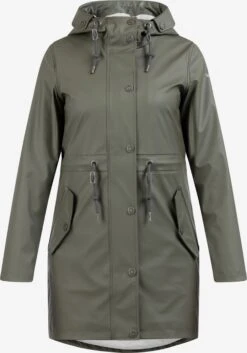 Usha Regenmantels Functionele Mantel Dames Olijfgroen