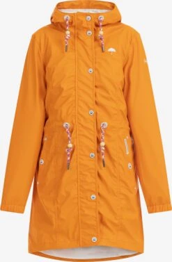 Schmuddelwedda Regenmantels Functionele Mantel Dames Safraan