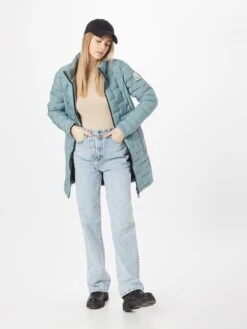 S.Oliver Korte Mantels Wintermantel Dames Blauw -Winterkledingwinkel Voor Dames f4b766fb9ecd42e34771ca45f098f1ac