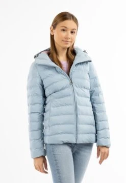MyMO Winterjassen Winterjas Dames Lichtblauw -Winterkledingwinkel Voor Dames f61bb6e68f63605087d423e7374880ec