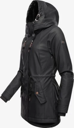 Ragwear Regenjassen Functionele Jas Monadis Rainy Dames Zwart -Winterkledingwinkel Voor Dames f7087bb5ea5e5b4640ccae36644957a8