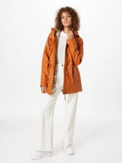 Ragwear Parkas Tussenparka MONADIS Dames Cognac -Winterkledingwinkel Voor Dames f7b2400c21df1d21459937f58a22f326