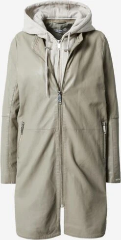 Maze Tussenmantels Tussenmantel Dames Rookgrijs / Lichtgrijs