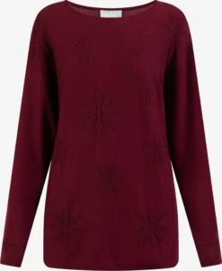 Usha Fijngebreide Truien Trui Dames Kersrood