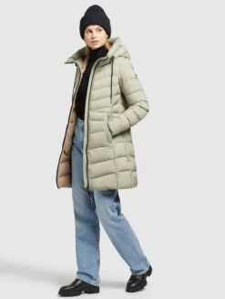 Khujo Korte Mantels Wintermantel Tuhani Dames Pastelgroen -Winterkledingwinkel Voor Dames fda1ebd149d26e89e1ebbabe473153ea