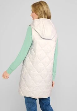 STREET ONE Bodywarmers Bodywarmer Dames Lichtgrijs -Winterkledingwinkel Voor Dames fea6233e7bb390280377a0a4852e7557