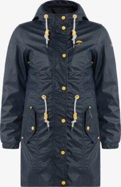Schmuddelwedda Regenmantels Functionele Mantel Dames Nachtblauw